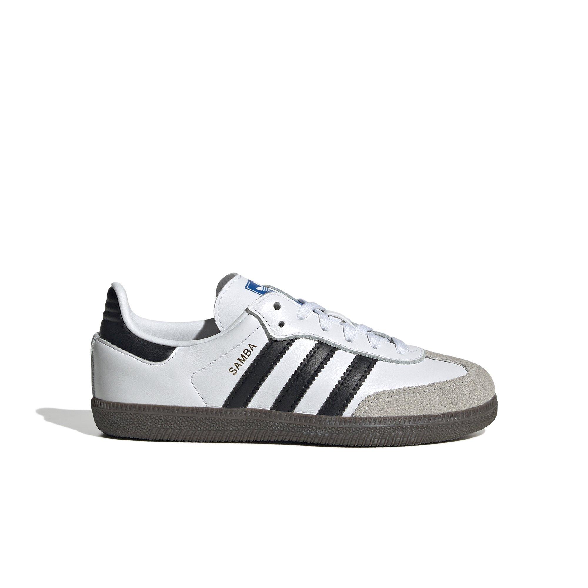 adidas Originals Samba OG "Cloud White/Core Black/Clear Granite" Preschool Kids' Shoe